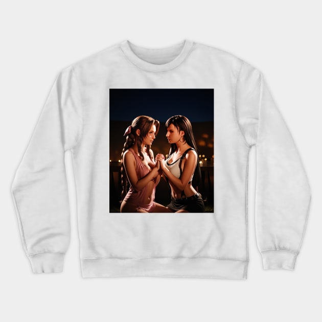 Bruiser and Flower girl Crewneck Sweatshirt by mindworldz